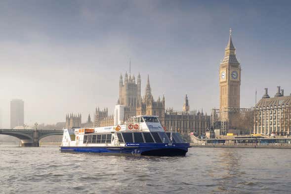 Bateau touristique de Londres