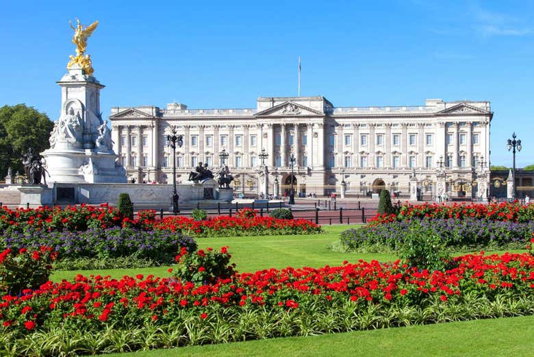 La façade du Palais de Buckingham