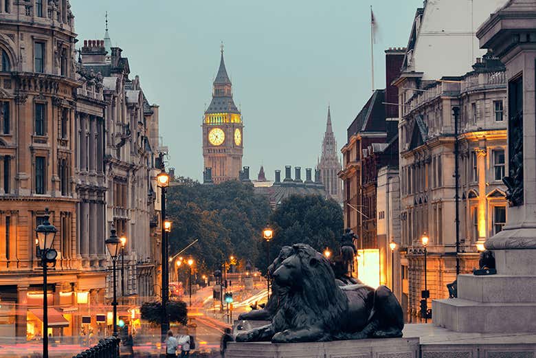 Pendant la visite gratuite dans Londres