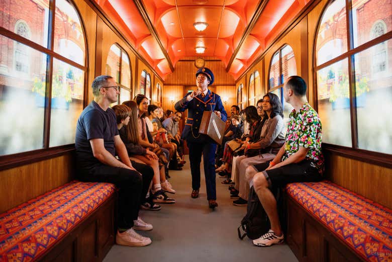 Prêt pour le voyage en train
